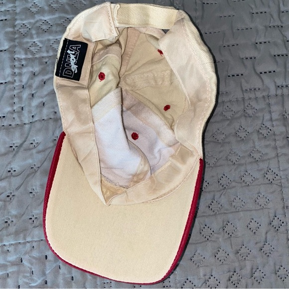 ✨✨Cream and Red Rim Baseball Cap✨ - Picture 3 of 6